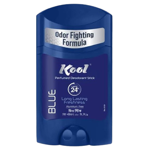 Here are the descriptions for Kool Blue Perfumed Deodorant Stick